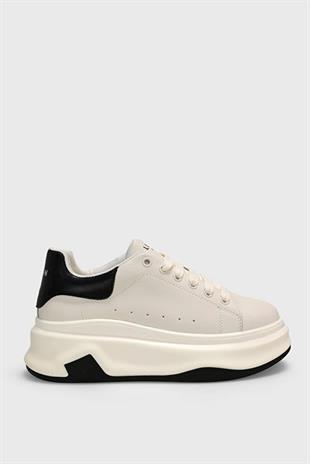 Lufian April Ekru Kadın Sneaker Ayakkabı 121230028
