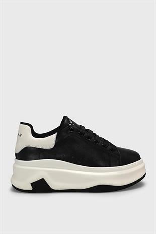Lufian April Siyah Kadın Sneaker Ayakkabı 121230028