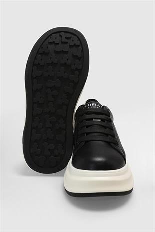 Lufian April Siyah Kadın Sneaker Ayakkabı 121230028
