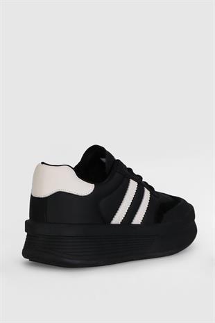 Lufian Christina Siyah Kadın Sneaker Ayakkabı 122230019