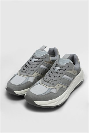 Lufian Eduard Gri Erkek Sneaker Ayakkabı 112230235
