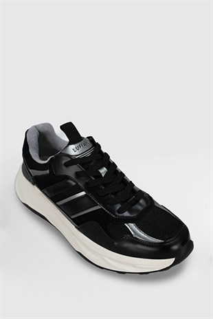 Lufian Eduard Siyah Erkek Sneaker Ayakkabı 112230235