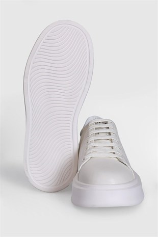 Lufian Gage Beyaz Hakiki Deri Erkek Sneaker Ayakkabı 111230205-220-221