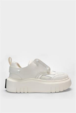 Lufian ICY Beyaz Kadın Sneaker Ayakkabı 122230013