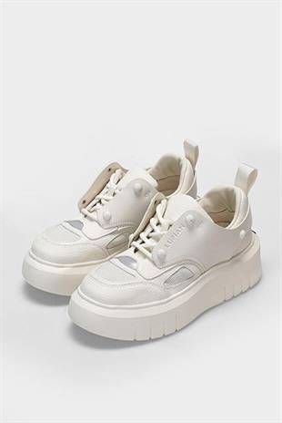 Lufian ICY Beyaz Kadın Sneaker Ayakkabı 122230013