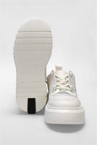 Lufian ICY Beyaz Kadın Sneaker Ayakkabı 122230013