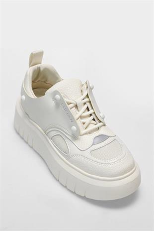 Lufian ICY Beyaz Kadın Sneaker Ayakkabı 122230013