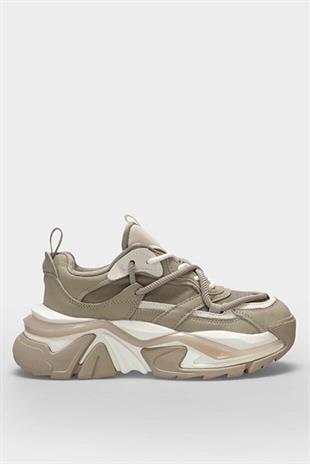 Lufian Kate Bej Kadın Sneaker Ayakkabı 122230015