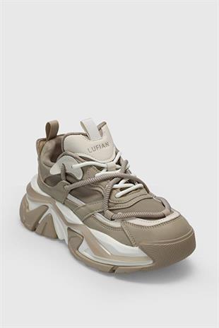 Lufian Kate Bej Kadın Sneaker Ayakkabı 122230015