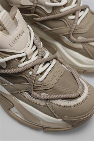 Lufian Kate Bej Kadın Sneaker Ayakkabı 122230015