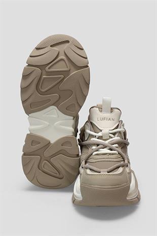 Lufian Kate Bej Kadın Sneaker Ayakkabı 122230015