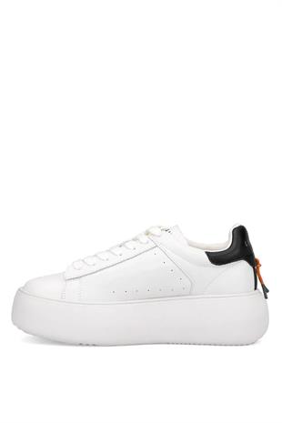 Lufian Marcella Beyaz Hakiki Deri Kadın Sneaker Ayakkabı 121230031