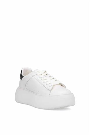 Lufian Marcella Beyaz Hakiki Deri Kadın Sneaker Ayakkabı 121230031