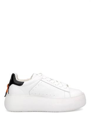 Lufian Marcella Beyaz Hakiki Deri Kadın Sneaker Ayakkabı 121230031