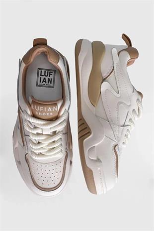 Lufian Maya Bej Kadın Sneaker Ayakkabı 121230051