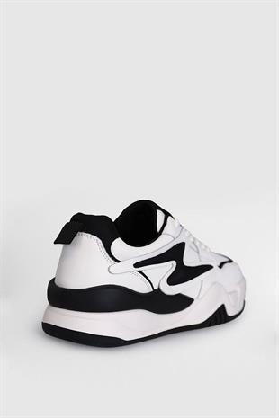 Lufian Maya Siyah Kadın Sneaker Ayakkabı 121230051