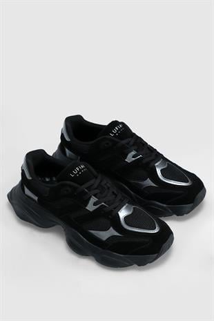 Lufian Mery Siyah Unisex Sneaker Ayakkabı - 122230036