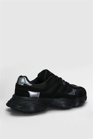 Lufian Mery Siyah Unisex Sneaker Ayakkabı - 122230036