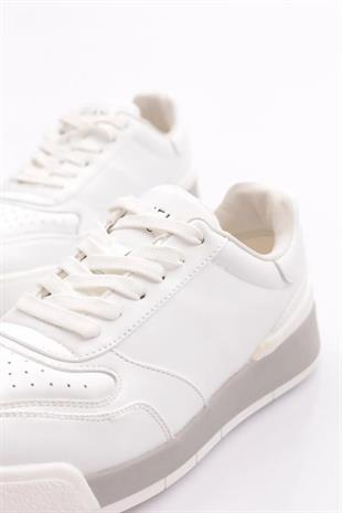 Lufian Noah Beyaz Hakiki Deri Erkek Sneaker Ayakkabı 112230192