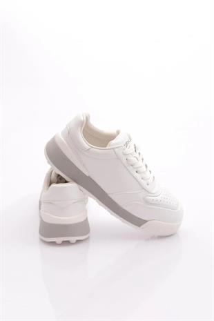 Lufian Noah Beyaz Hakiki Deri Erkek Sneaker Ayakkabı 112230192