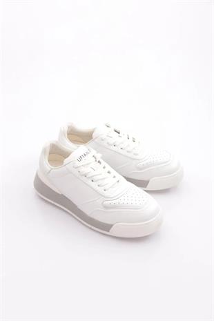 Lufian Noah Beyaz Hakiki Deri Erkek Sneaker Ayakkabı 112230192