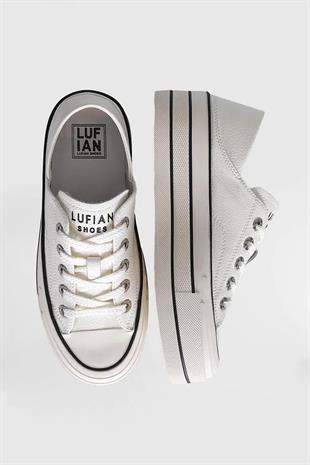 Lufian Pamela Beyaz Kadın Sneaker Ayakkabı 121230001