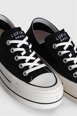 Lufian Pamela Siyah Kadın Sneaker Ayakkabı 121230001