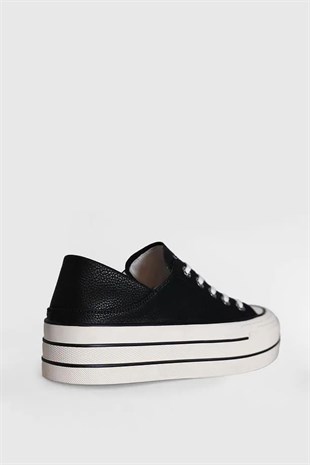 Lufian Pamela Siyah Kadın Sneaker Ayakkabı 121230001