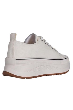 Lufian Shay Beyaz Kadın Sneaker Ayakkabı 121230092