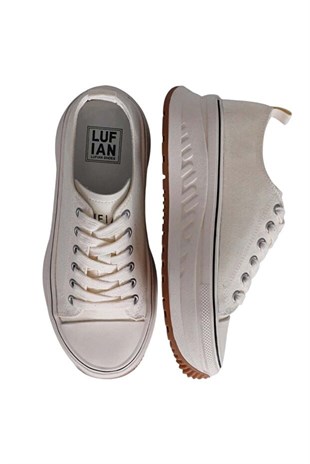 Lufian Shay Beyaz Kadın Sneaker Ayakkabı 121230092