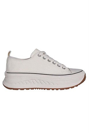 Lufian Shay Beyaz Kadın Sneaker Ayakkabı 121230092