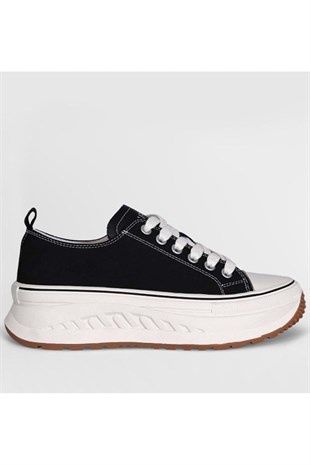 Lufian Shay Siyah Kadın Sneaker Ayakkabı 121230092-006