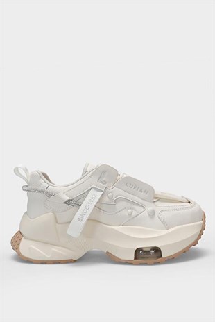 Lufian Stormy Beyaz Kadın Sneaker Ayakkabı 122230014