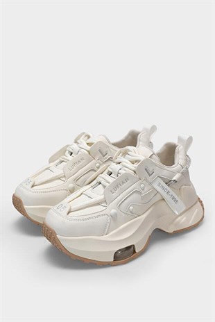 Lufian Stormy Beyaz Kadın Sneaker Ayakkabı 122230014