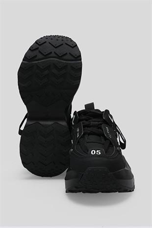 Lufian Stormy Siyah Kadın Sneaker Ayakkabı 122230014