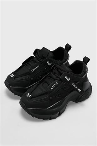 Lufian Stormy Siyah Kadın Sneaker Ayakkabı 122230014