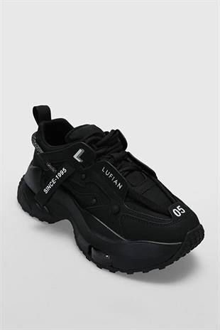 Lufian Stormy Siyah Kadın Sneaker Ayakkabı 122230014