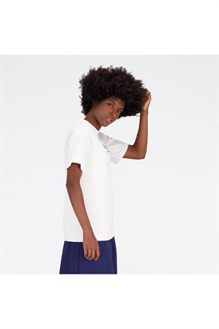 NB Lifestyle Women T-shirt Kadın Gri Tişört WNT3379-SAH