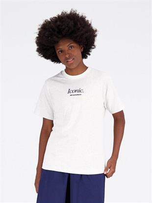 NB Lifestyle Women T-shirt Kadın Gri Tişört WNT3379-SAH