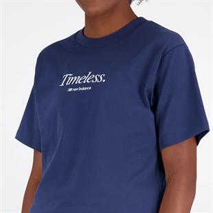 NB Lifestyle Women T-shirt Kadın Lacivert Tişört WNT3379-IND