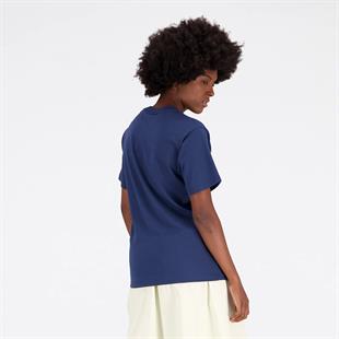 NB Lifestyle Women T-shirt Kadın Lacivert Tişört WNT3379-IND
