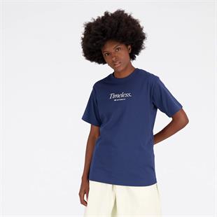 NB Lifestyle Women T-shirt Kadın Lacivert Tişört WNT3379-IND