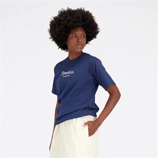NB Lifestyle Women T-shirt Kadın Lacivert Tişört WNT3379-IND