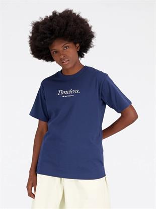 NB Lifestyle Women T-shirt Kadın Lacivert Tişört WNT3379-IND