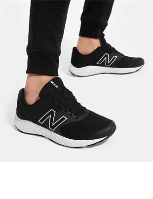 New Balance 520 Erkek Koşu Spor Ayakkabı Siyah Beyaz M520LB7