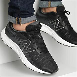 New Balance 520 Erkek Koşu Spor Ayakkabı Siyah Beyaz M520LB8