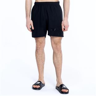 New Balance Baskılı Erkek Siyah Deniz Şortu MNS1324-BK