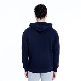 New Balance Lacivert Erkek Hoodie Sweatshirt MNH1361-AVI