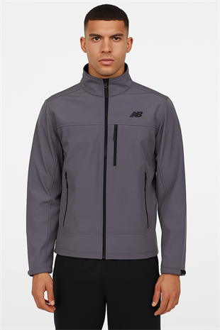 New Balance MNJ3301 ANT SoftShell Jacket Erkek Mont Antrasit