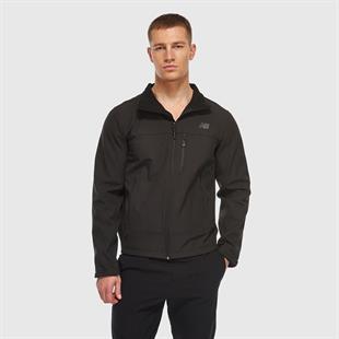 New Balance MNJ3301 BK SoftShell Jacket Erkek Mont Siyah